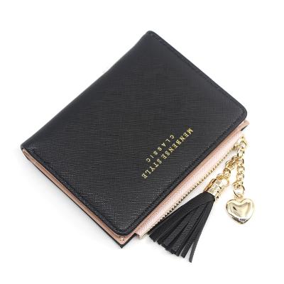 China New Design Women Wallet Tassel Coin Purse Waterproof Multiple Wallet and Card Holder for sale