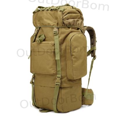 China 65L Outdoor Waterproof Backpack Mountaineering Hiking Bag for sale