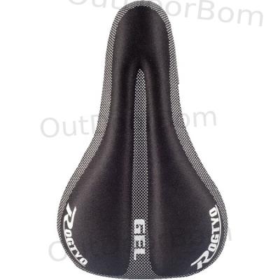 China Durable Soft Silicone Seat Saddle Cover Soft Bicycle Thickened Comfortable Gel Bike Seat Cover Cushion for sale