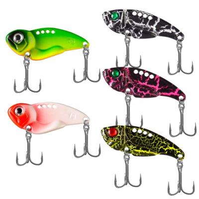 China Fishing Metal VIB Sequins 7g Reinforce Three Hooks Split Lure Bait Bionic Lures Fishhook Fishing Lures for sale