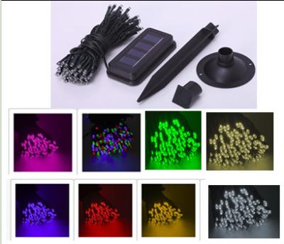 China Holiday Festival Solar Christmas String Lights , Weatherproof 100 LED String Lights  for sale