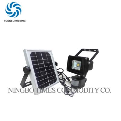 China 10W Solar Motion Sensor Flood Light , Super Bright LED Outdoor Solar Security Lights for sale