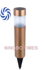 China Bronze Solar Bollard Lights No Wiring Stainless Steel Garden Bollard Lights for sale