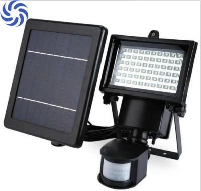 Chine Imperméabilisez la lumière solaire solaire de sécurité des lumières d'inondation/60 LED avec le capteur de mouvement à vendre