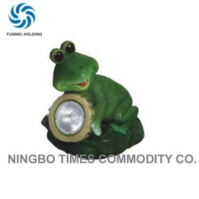 China IP65 imprägniern Harz-Frosch-Solarlicht, weiße Farbfrosch-Patio-Lichter zu verkaufen