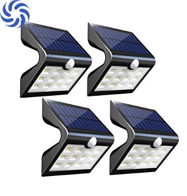 China Luz exterior posta solar de poupança de energia IP65 do diodo emissor de luz do sensor de movimento impermeável à venda