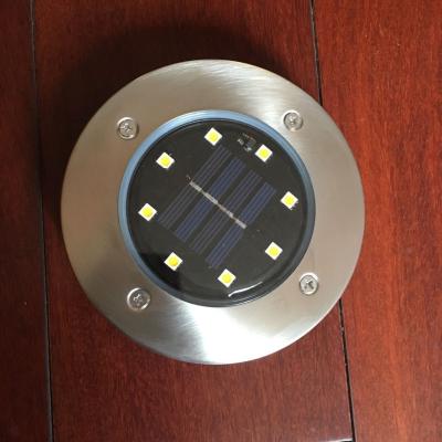 Cina Il pavimento solare impermeabile del LED accende le lampade sotterranee solari del LED con alloggio di plastica in vendita