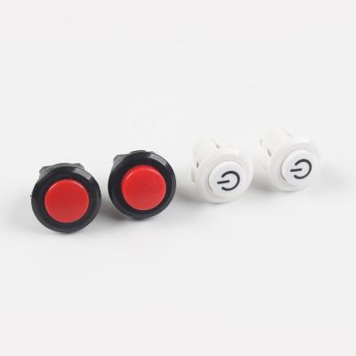 China Red Button Plastic Plastic Switch PC Lock Switch DS500A 14mm Normally Open/Normally Closed/Reset Button for sale