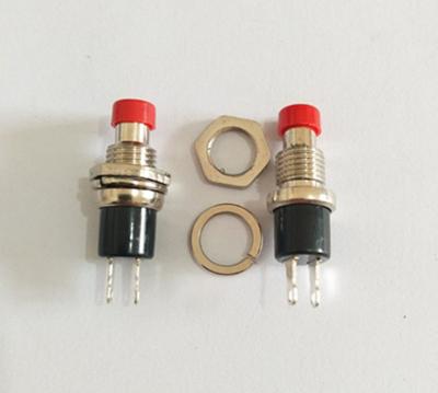 China 7mm 2 step push button switch pbs-110 push button switch 2 pin small plastic metal momentary mini PBS110/111 for sale