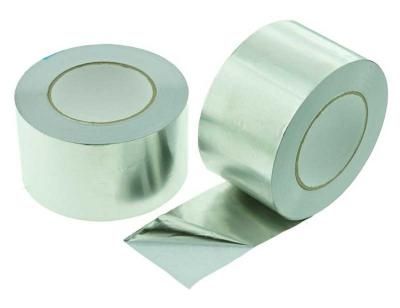 China Tensile Strength Aluminum Foil Tape 30N/25mm Strong Adhesive for Industrial Packaging for sale