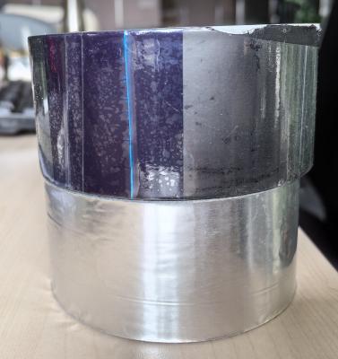 China FSK Ductwork and Pipe Wrapping Black Aluminum Foil Tape with Solvent Acrylic Adhesive for sale