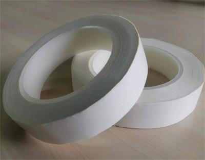 China 0.1mm Thickness Aramid Paper Adhesive Insulation Tape Rated For 1800V for sale