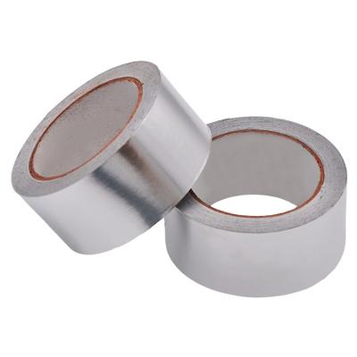 China Aluminum Foil Adhesive Tape 70 Micron Thickness 50m Length For HVAC Industry Joining And FSK Sealing for sale