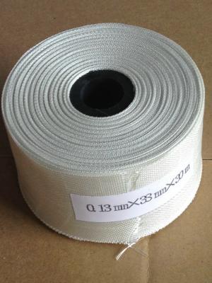 China 0.13mm White Fiberglass Cloth Insulation Tape For Temperature Insulation for sale