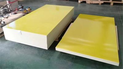 China Yellow Electrical Insulation Board with Relative permittivity 50Hz ≤5.5 and Breakdown voltage parallet to laminations at 90C±2C in oil ≥35kV for sale