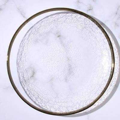 China Disposable Cheapest Price Zinc Wooden Dish Charger White Dinner Glassware Factory for sale