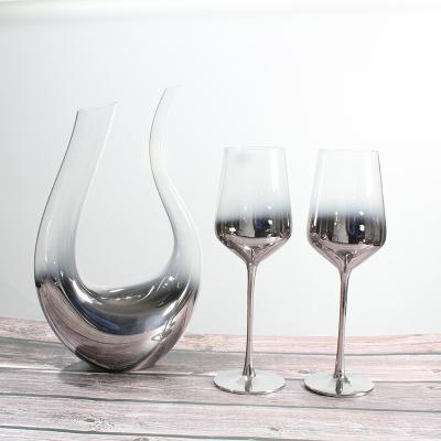 China New classic/postmodern factory hot sale stainless steel wine tumbler set glasses with wholesale price for sale