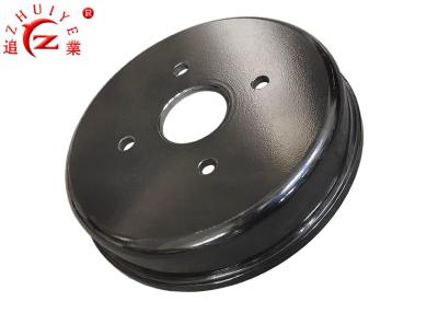 China Cast Iron Tricycle Spare Parts / 4 Bolt Semi Floating 220mm Brake Drum for sale