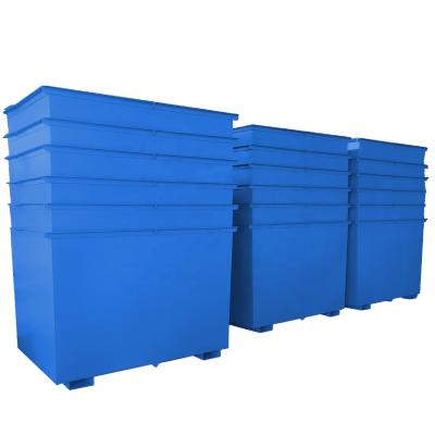 China Hotels Storage Rack Trash Cans Garbage Stackable Industrial Dust Bin en venta