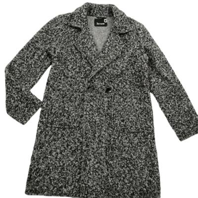 China The new 2021 popular manufacturer breathable windshield and heat ladies tweed white spotted coat for sale