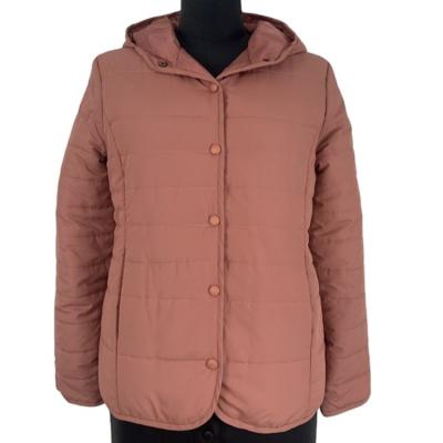 China 2021 Ladies Modern Design Breathable Wholesale 100% Polyester Woven Padded Jacket for sale