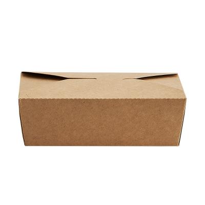 China Food Thickened Paper Disposable Disposable Disposable Box Salad Fried Chicken Box Fast Food Box Packing Light Takeout Cardboard for sale