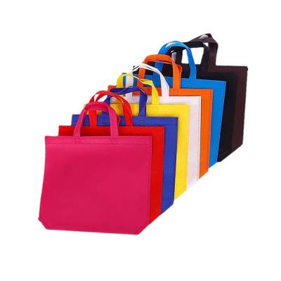 China Recyclable non woven bag side bottomless shopping advertising clothing store training handbag men and women printed logo wholesale spot for sale