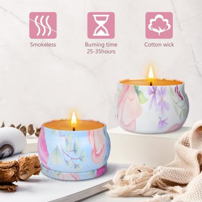 China Holiday Aroma Soy Wax Scented Candle Jar Recyclable Wholesale Weeding Luxury Gift Set Large Candles Assortment Gift Set for sale