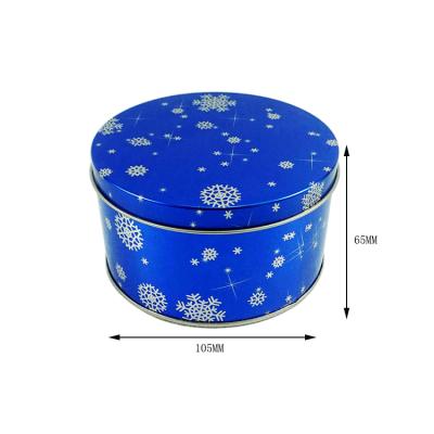 China High Quality Round Recyclable Metal Maker Packaging Tin Box For Candy Cookie Tea Fancy Cake for sale