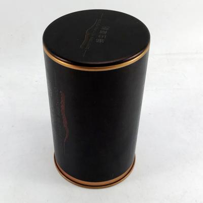 China Tall Round Food Grade Food Grade Metal Tea Coffee Candy Gift Cans Tins Canister Box for sale