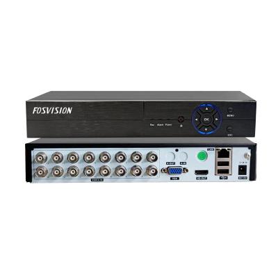 China Support fosvision 5MP Qty AHD TVI CVI IP High CVBS 5 in 1 H.265 5MP CCTV DVR 16 Channel Digital Security Video DVR 16CH Recorder for sale