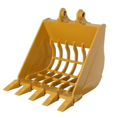 China Customized 360 Excavator Soil Sieving Excavator Skeleton Bucket for Construction Projects for sale