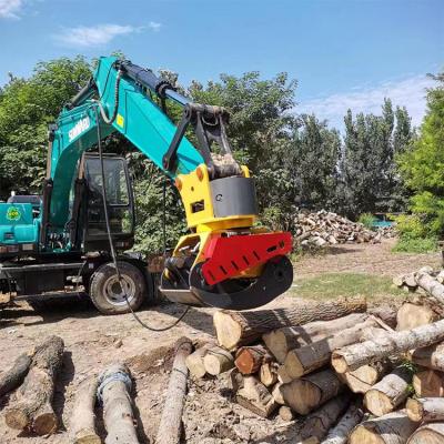 China Wood Cutter Grapple Saw Tree Cutter for Hydraulic Excavator and Max Jaw Opening 1200mm for sale