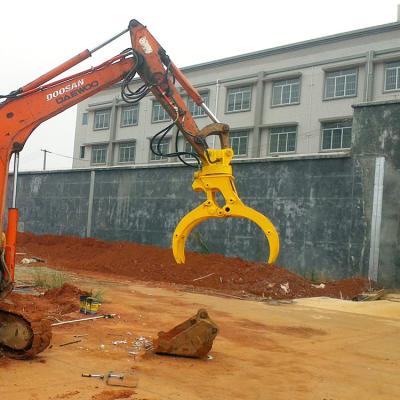 China Advertising Company'S Choice Excavator Hydraulic Rotating Grapples 410 KG Capacity for sale