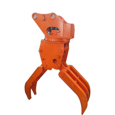 China Excavator Steel Grab Attachments Hydraulic Rotating Grapple for Easy Material Handling for sale