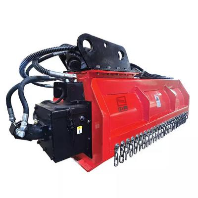 China Mini Excavator Hydraulic Flail Mower Perfect for Excavator Spare Parts Supply for sale