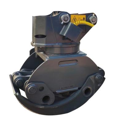 China OEM Hydraulic Log Excavator Wood Grapple / Wood Clamp 5-40ton Excavator for sale