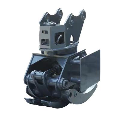 China Forest Timber Branch Crusher Splitter for Excavator Attachment 800*450*1100mm for sale