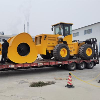 China 30% Grade Ability Impact Compactor Machine 16 Ton Operating Weight 3 Sided Impact Roller for sale