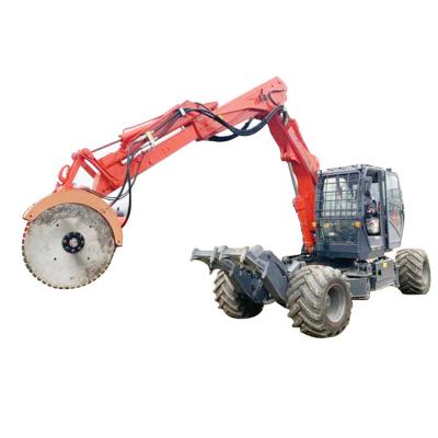 China Cut Rocks With Precision 2500 Tree Saw Attachment For Excavator Hydraulic Diamond Chain Slab Blade for sale