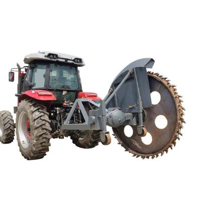 China Tractor Type Disc Trencher For Hard Pavement 4-18 Dish Ditch Width 5-30 Cm for sale