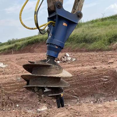 China Hydraulic Mini Excavator Backhoe Earth Auger Post Hole Digger with 26-32 oil pressure for sale