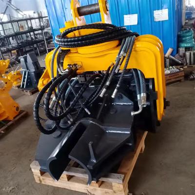 China 800KG Auxiliary Arm Excavator Vibratory Hammer For Long Lasting Pile Installation Hydraulic Vibratory Pile Driver for sale