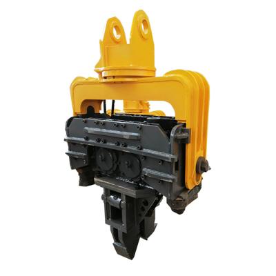 China High Operating Efficiency  2200 Kg Excavator Pile Driver Hammer In Fence Piling for sale