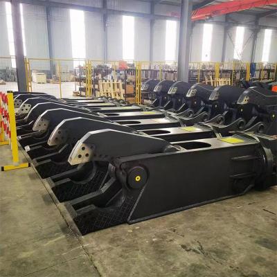 China Customer's Request Mini Excavator with Double Cylinder Hydraulic Rotating Scrap Shear for sale