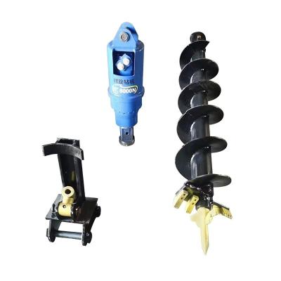 China Energy Mining Excavator Hydraulic Earth Auger Drill Post Hole Digger For Excavator 200 for sale