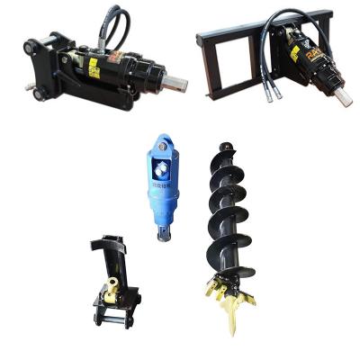 China 1-40ton Excavator Customized Max. Torque Drilling Hammer Auger Attachment for Household for sale