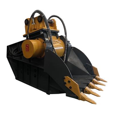 China Customizable Max Jaw Opening Hydraulic Crusher Bucket for Standard Bucket Excavator for sale