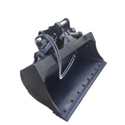 China Excavator Attachment ZHONGJU 36 Rotating Tilt Bucket for Superior Digging Performance for sale