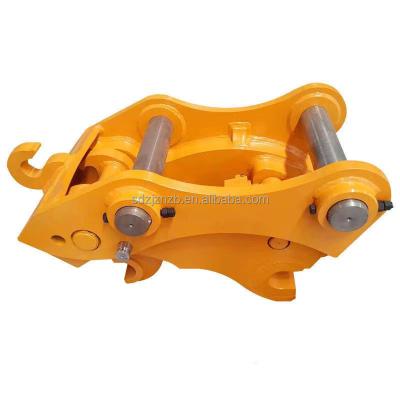 China Q345 Material ZHONGJU Double Lock Quick Coupler for S30 Excavator Bucket Attachment for sale